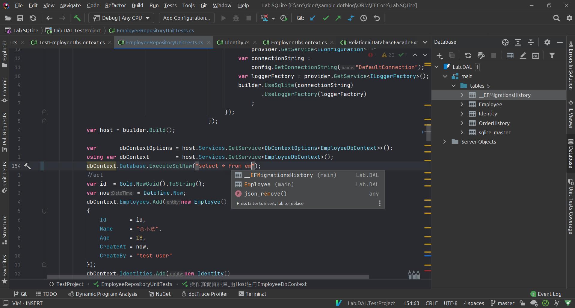 啟用 Jetbrains Rider IDE 的 SQL Instellisense (SQL Dialects) | 余小章 @ 大內殿堂 ...