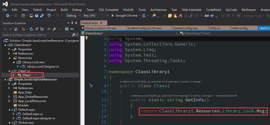 [ASP.NET] 多國語系 - 在 App_GlobalResources 管理 Class Library 資源檔 | 余小章 @ 大內 ...
