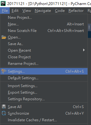 PyCharm 設定 | 筆記記憶 - 點部落