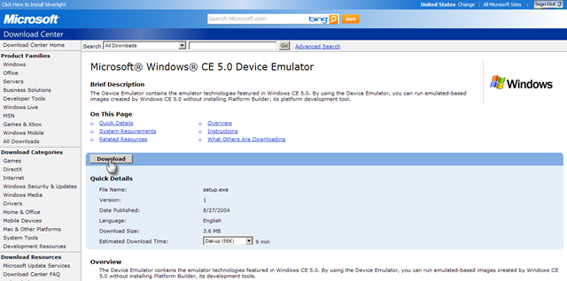 cedesktop exe wince 5 download