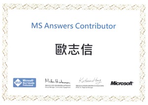 MS Answers Contributor