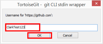 <使用GitHub的版本控管功能14.png> 輸入帳號