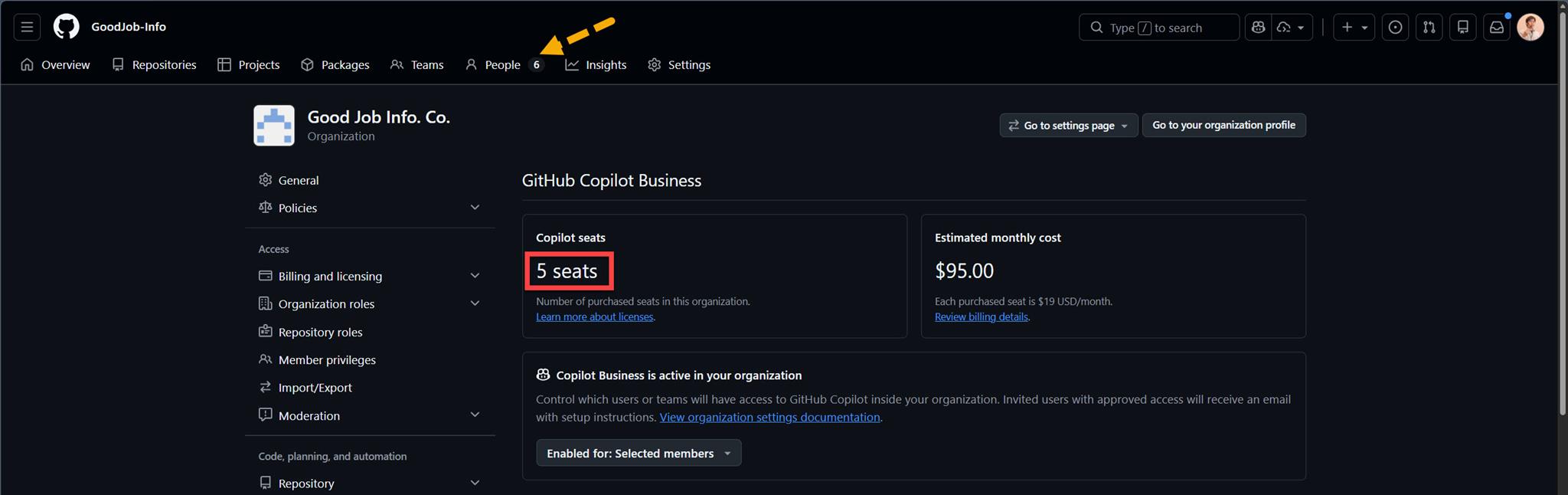 對 GitHub 的 Organization 中的成員設定 GitHub Copilot : 操作篇 | James's Tech ...