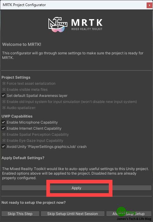 透過 Unity 建立使用 Mixed Reality Tool Kit 的 3D 應用程式(II) | James's Tech ...