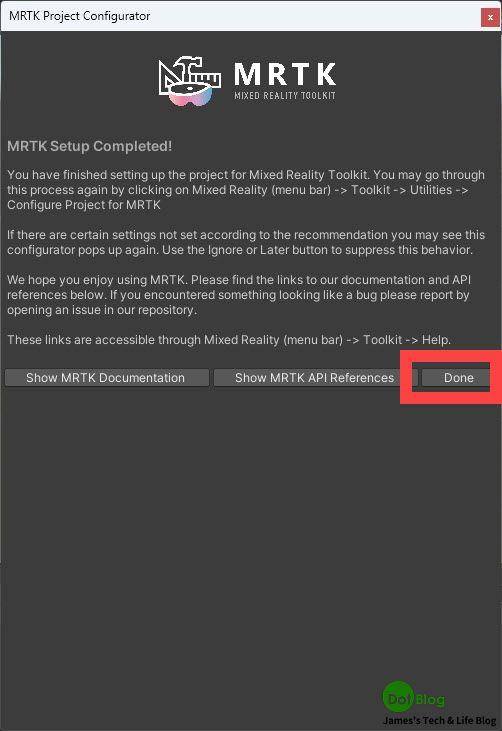 透過 Unity 建立使用 Mixed Reality Tool Kit 的 3D 應用程式(II) | James's Tech ...