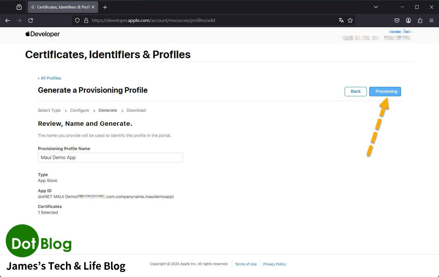 在 Apple 的 Developer 服務中建立 Identifiers 與 Profiles 準備給 App 進行實機開發與發佈作業 ...