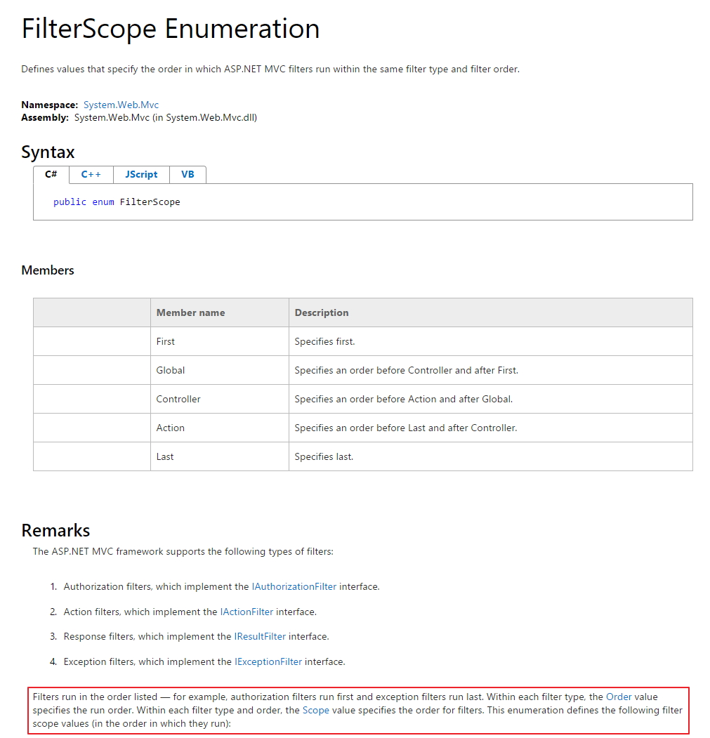 FilterScope