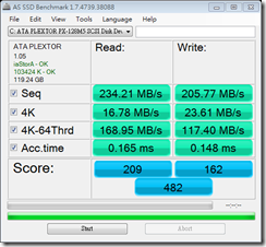 as-ssd-bench ATA PLEXTOR PX-1 2014.2.27 上午 11-58-46