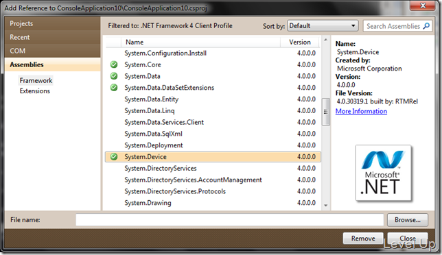 Net 4 0 New Feature System Device Location Level Up 點部落