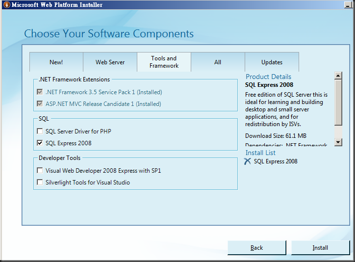 Web Platform Installer